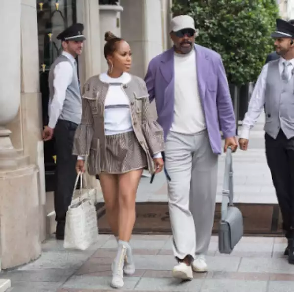 Steve Harvey And His Beautiful Wife, Majorie, Step Out Stylish